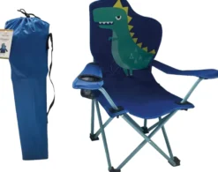 Børnecampingstol dinosaurus 35 x 35 x 62 cm - Sunlife®