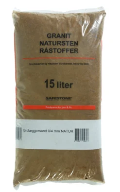 Brolæggersand 15 liter 0/4 mm - Safestone