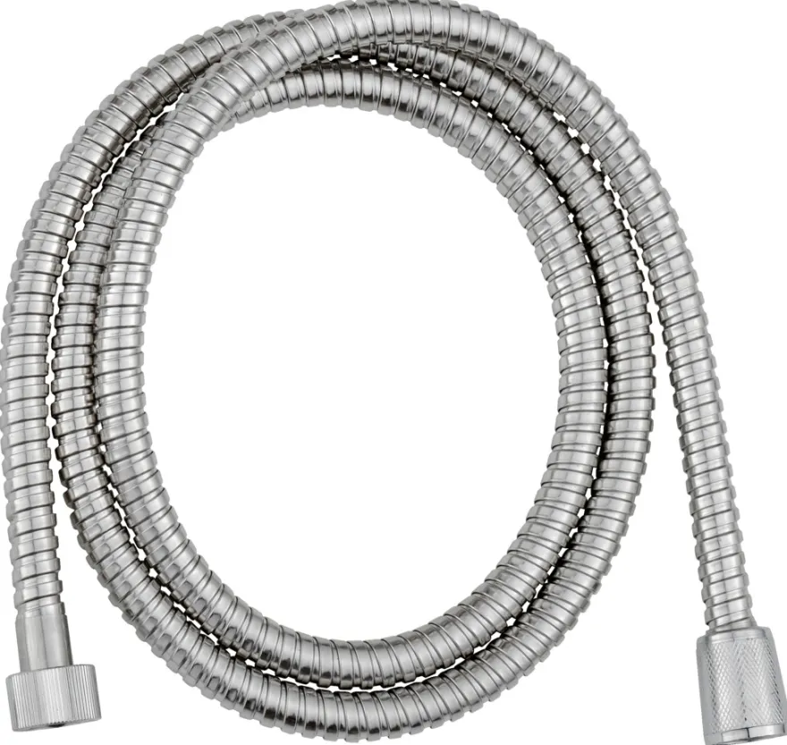Bruseslange 200 cm krom - REN