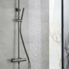 Brusesæt m/termostat Ø250 mm gunmetal