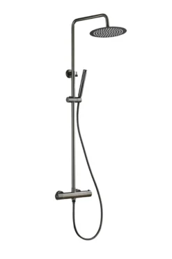Brusesæt m/termostat Ø250 mm gunmetal