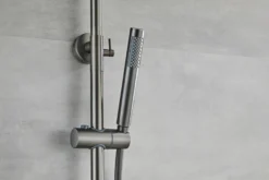 Brusesæt m/termostat Ø250 mm gunmetal