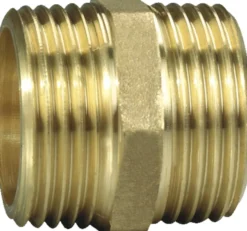 Brystnippel messing 3/4" x 3/4"