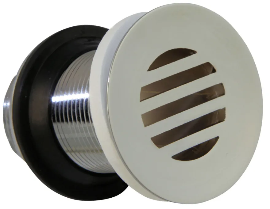 Bundventil 1 1/4" med rist
