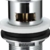 Bundventil pop-up prop 1 1/4" krom