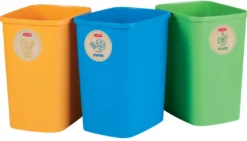 Curver spande til affaldssortering 3-pk.