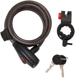 Cykellås spiralwire 150 cm - BikeZone®