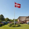 Dannebrogsflag 208 x 275 cm