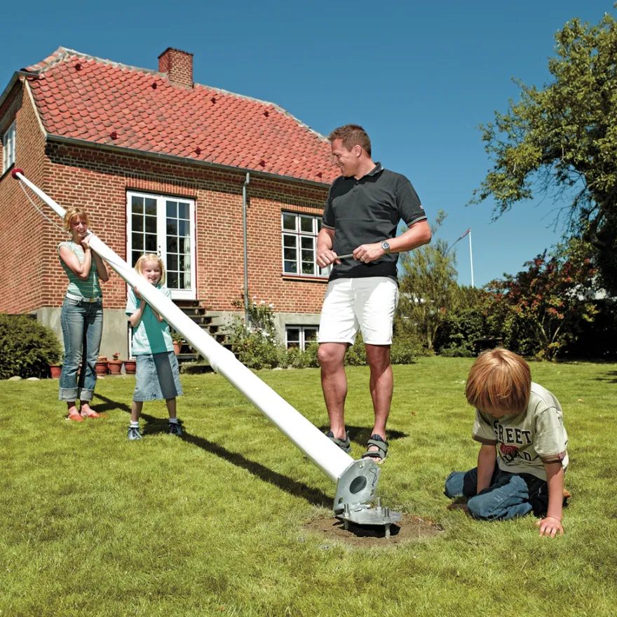 Dano Mast flagstang 10 meter m/vippebeslag