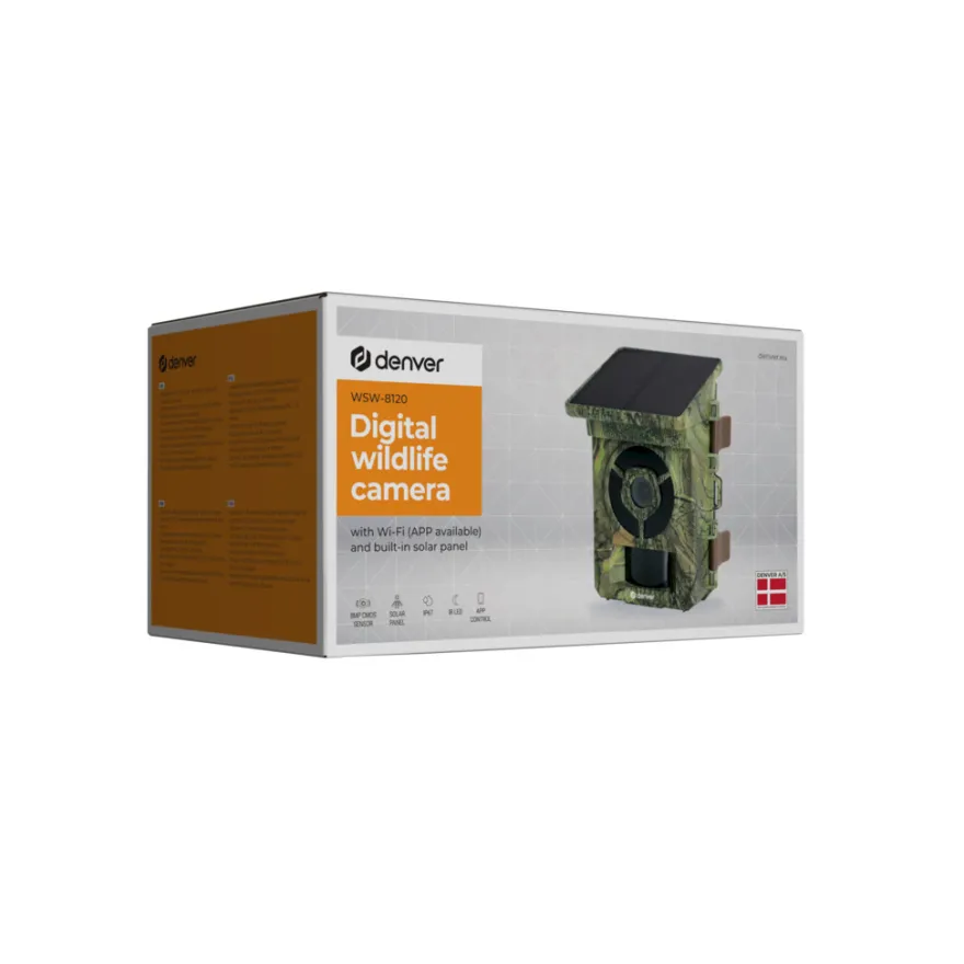 Denver WSW-8120 vildtkamera m/indbygget solpanel