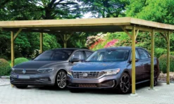 Dobbelt Carport 500 x 510 cm