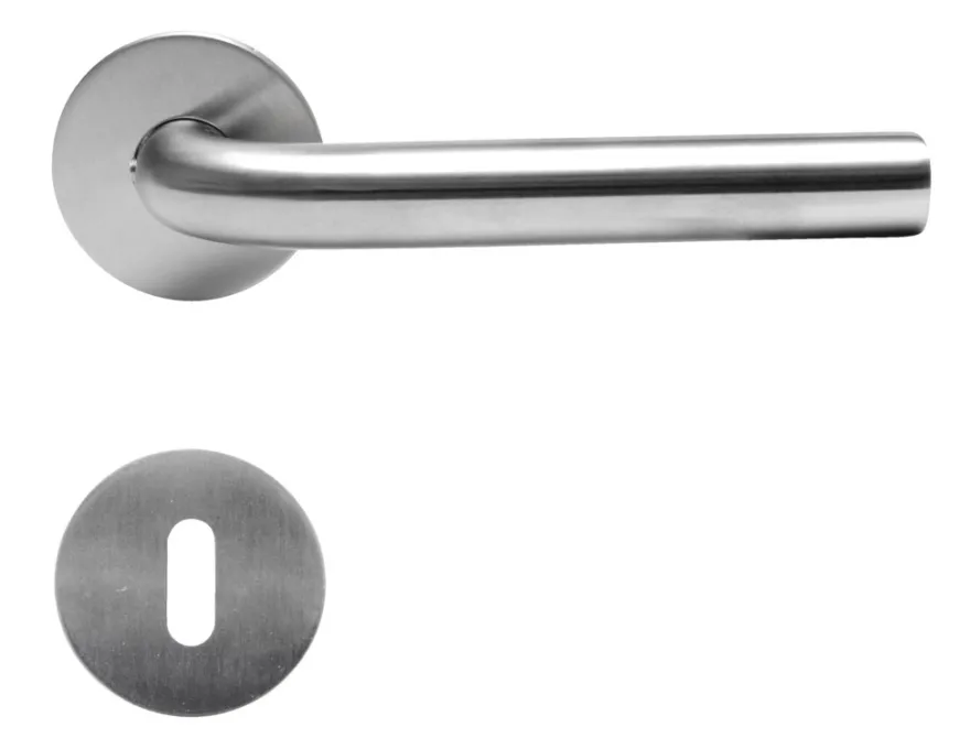Dørgreb L-greb Ø19 mm rustfri