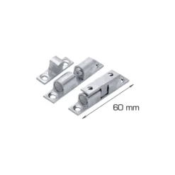 Dørholder 38 x 60 mm krom