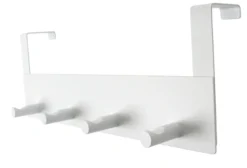 Dørknagerække hvid stål 32 cm