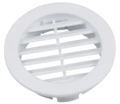 Dørrist Ø50 mm hvid – 2 stk.