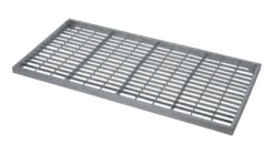Dørrist galvaniseret stål 80 x 40 cm