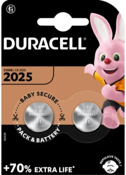 Duracell knapcellebatteri 2025 2-pk.