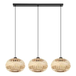Eglo Amsfield langbordspendel natur L96 x H110 cm