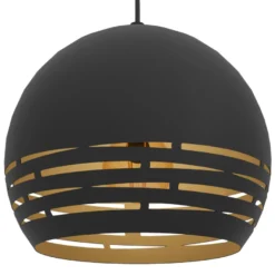 Eglo Camastra pendel Ø22,5 cm sort/guld