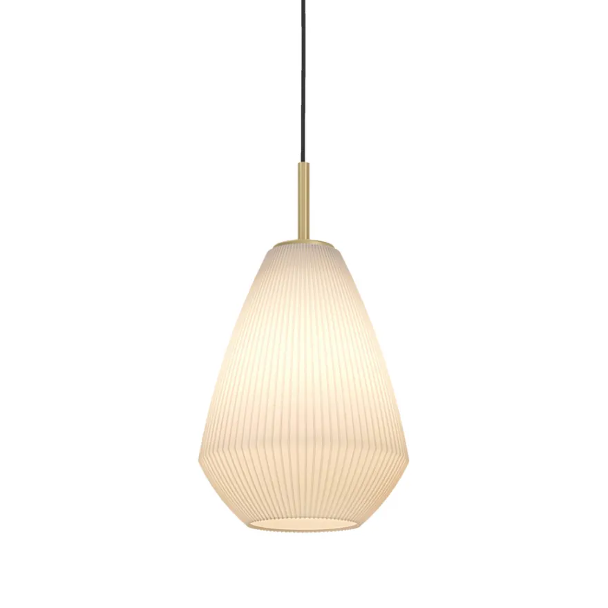 Eglo Caprarola pendel sand/messingfinish Ø20 cm