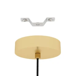 Eglo Caprarola pendel sand/messingfinish Ø20 cm