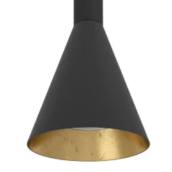 Eglo Cortaderas pendel sort/guld Ø9,5 cm