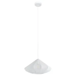 Eglo Dolwen pendel hvid Ø42,5 cm
