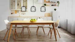 Eglo Floresta langbordspendel sort/glas