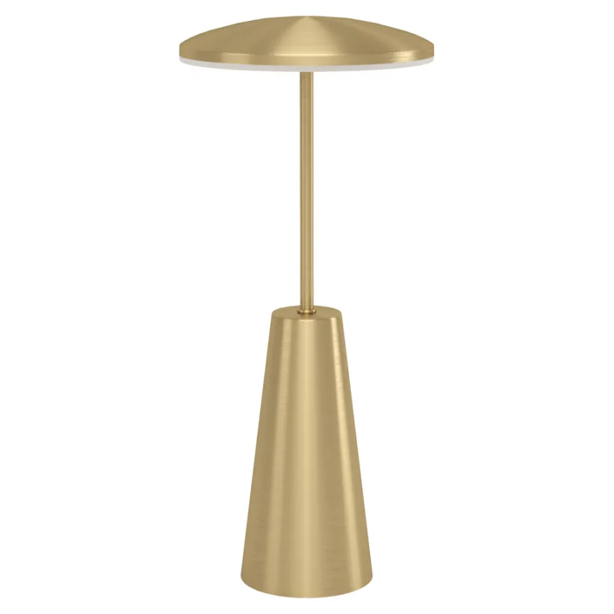 Eglo Piccola bordlampe genopladelig messingfinish