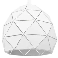 Eglo Roccaforte pendel hvid Ø40 cm