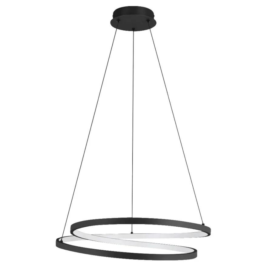 Eglo Ruotale pendel sort Ø55 cm