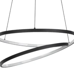 Eglo Ruotale pendel sort Ø55 cm