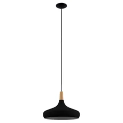 Eglo Sabinar pendel sort/brun Ø40 cm