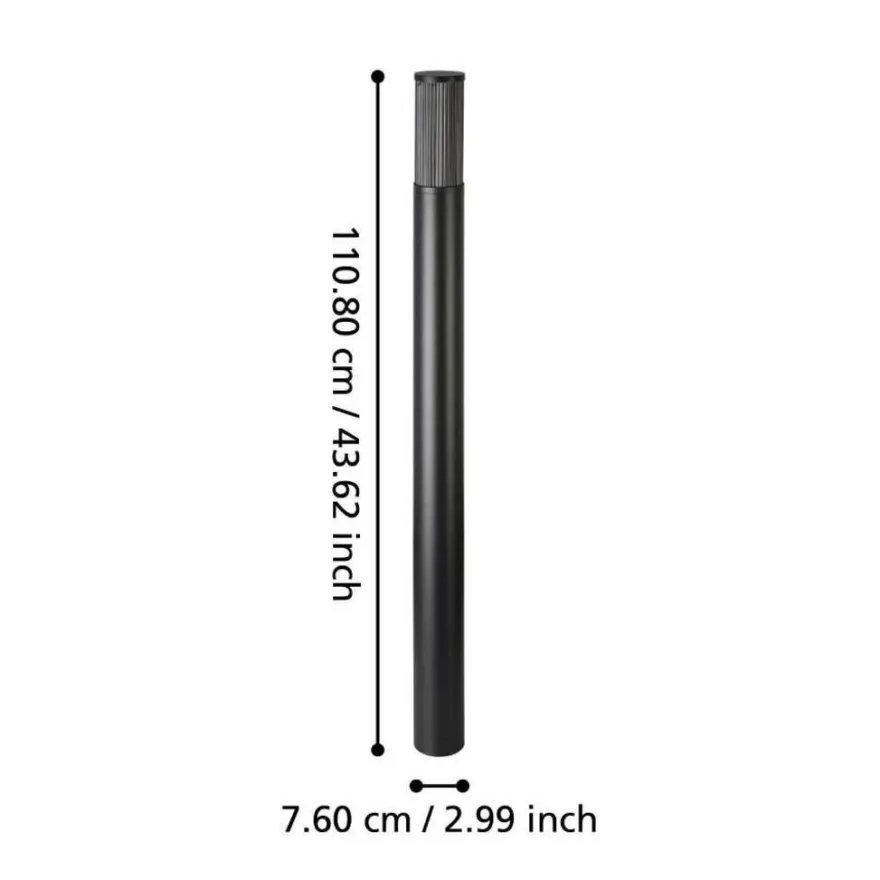 Eglo Salle standerlampe sort 110 cm