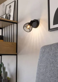 Eglo Sonnino spot væglampe sort