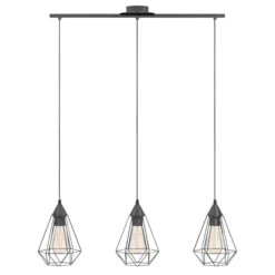 Eglo Tarbes langbordspendel sort 79 cm
