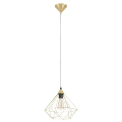 Eglo Tarbes pendel børstet messingfinish Ø32,5 cm