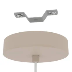 Eglo Terrarosa pendel sand/hvid Ø24 cm