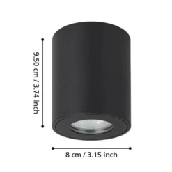 Eglo Torrecola loftlampe rund sort