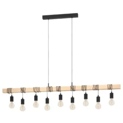 Eglo Townshend langbordspendel sort/brun 150 cm