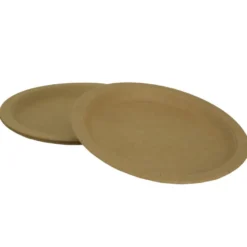 Engangstallerken i papir Ø23 cm 10 stk.