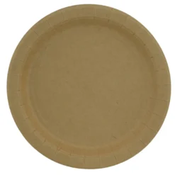 Engangstallerken i papir Ø18 cm 10 stk.