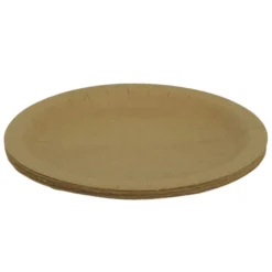 Engangstallerken i papir Ø18 cm 10 stk.