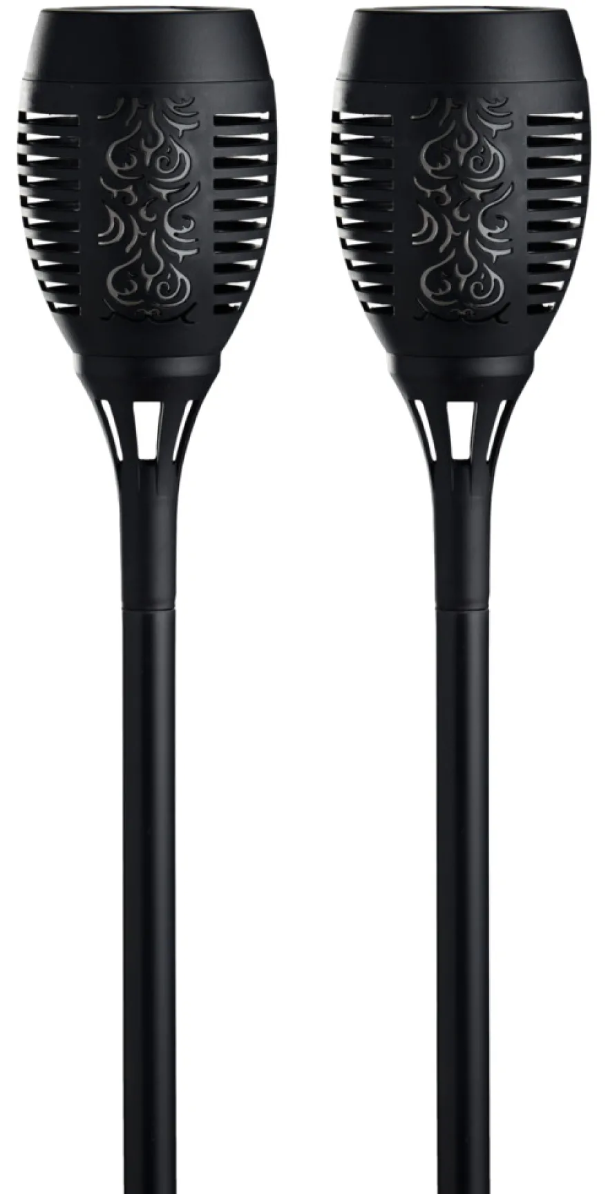 Fakler med solceller Ø9 x H58 cm 2-pk. - Garden®