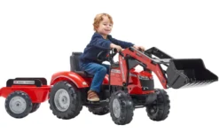 Falk Massey Ferguson S8740 frontlæsser med vogn
