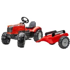 Falk Massey Ferguson S8740 traktor med vogn