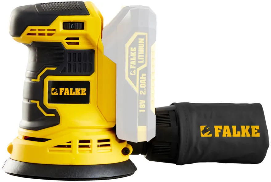 Falke® akku excentersliber 125 mm