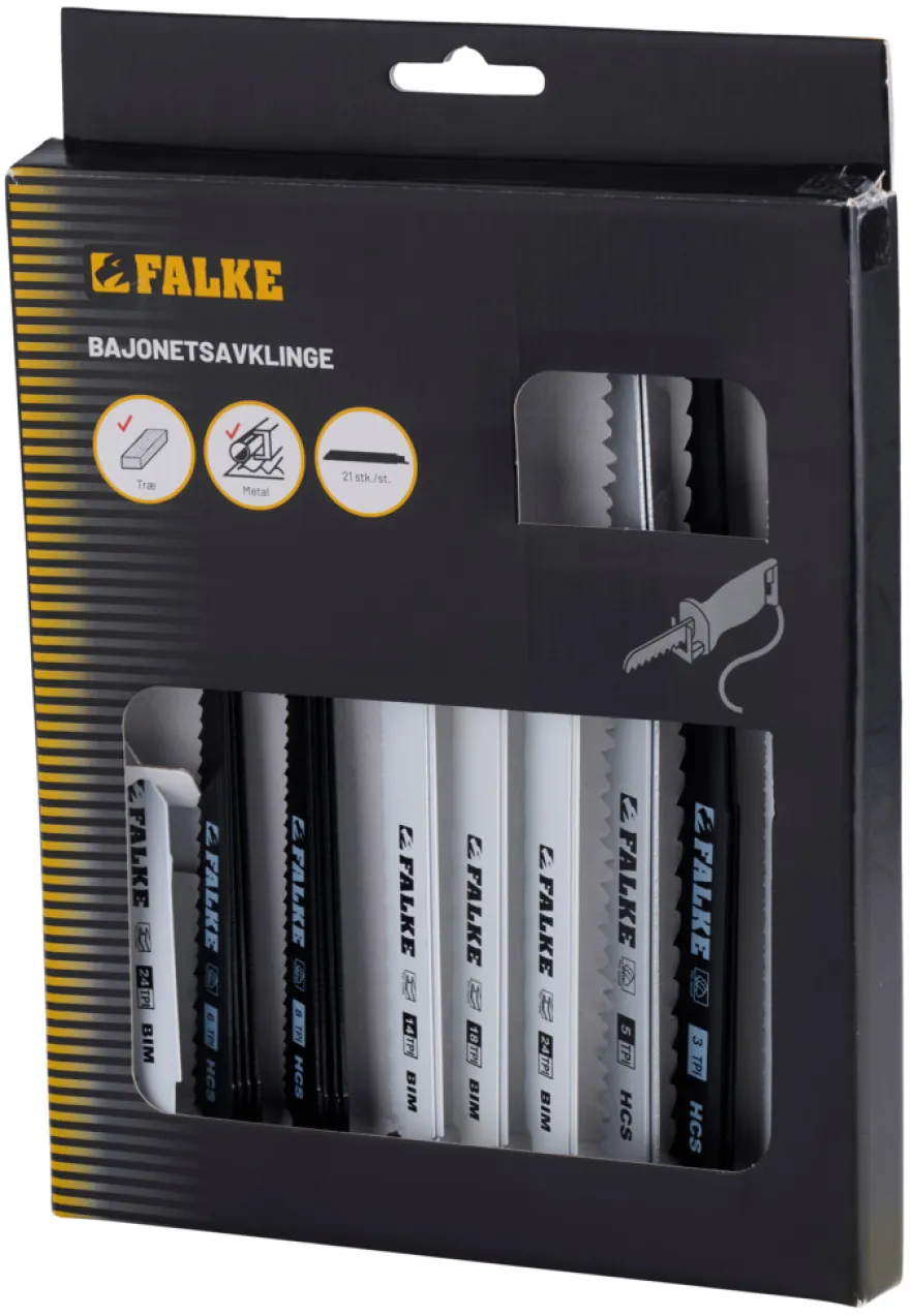 Falke® bajonetsavklinger 21 dele