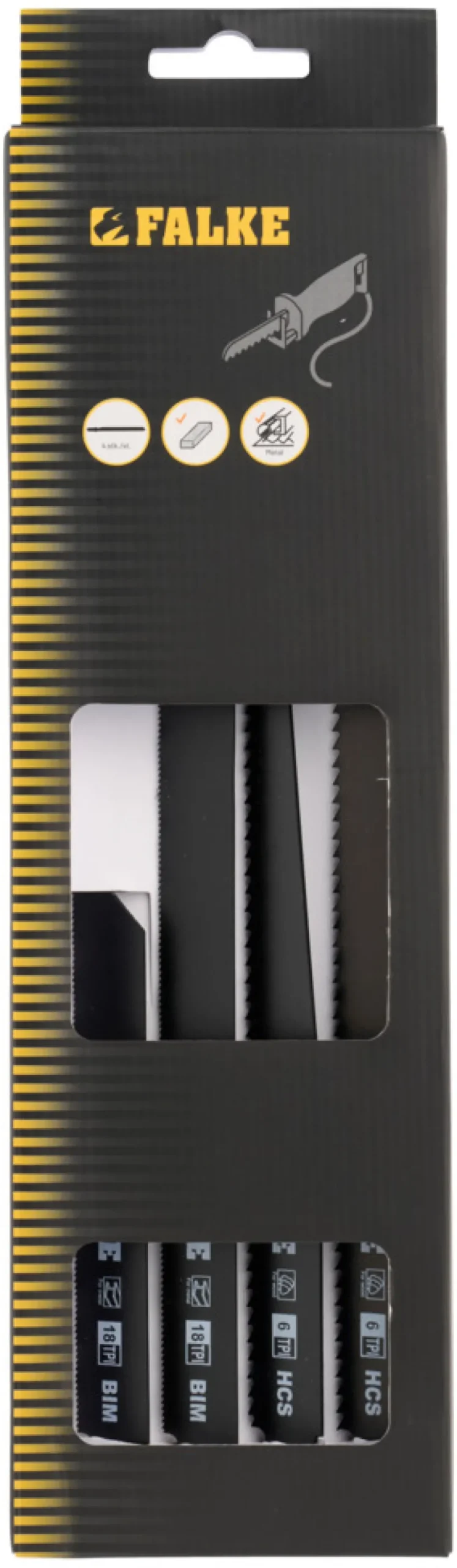 Falke® bajonetsavsklinger 4 stk.