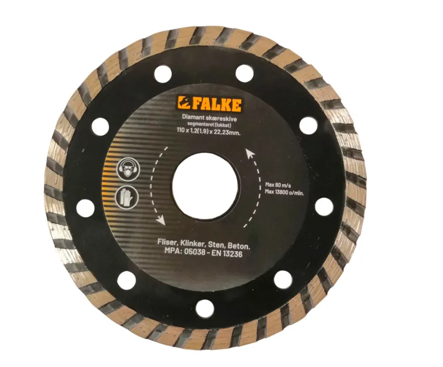 Falke® diamantskæreskivesæt Ø110 mm - 3 stk.